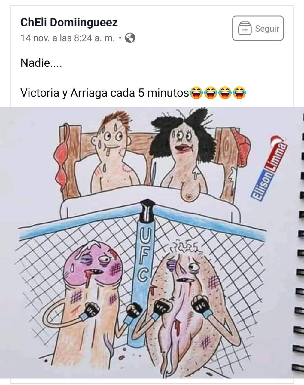 Memes de Arriaga y Victoria de Amores Verdaderos