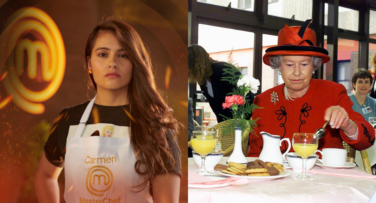 Carmen Miranda de MasterChef cocinará para Reina Isabel II