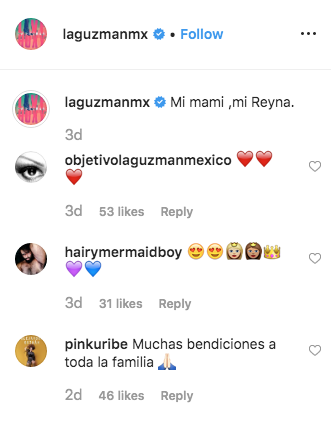 Comentarios de Instagram