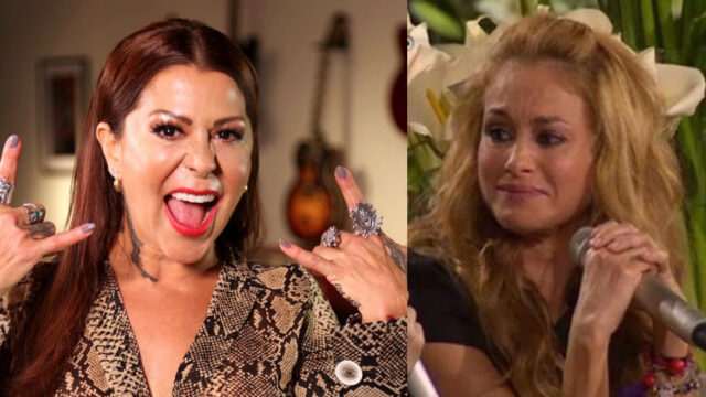 Alejandra Guzmán imita y se burla de Paulina Rubio en vivo