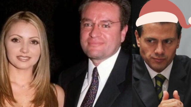 Angélica Rivera festejó la Navidad junto al Güero Castro