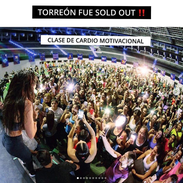 Clase de Cardio motivacional de Bárbara de regil