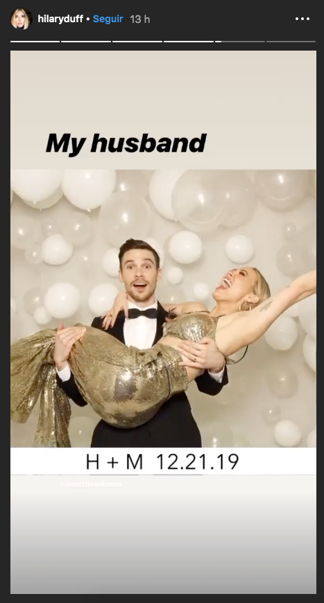 Hilary Duff comparte fotos de su boda con Matthew Koma