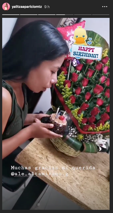 Felicitaciones de Yalitza Aparicio por su cumpleaños