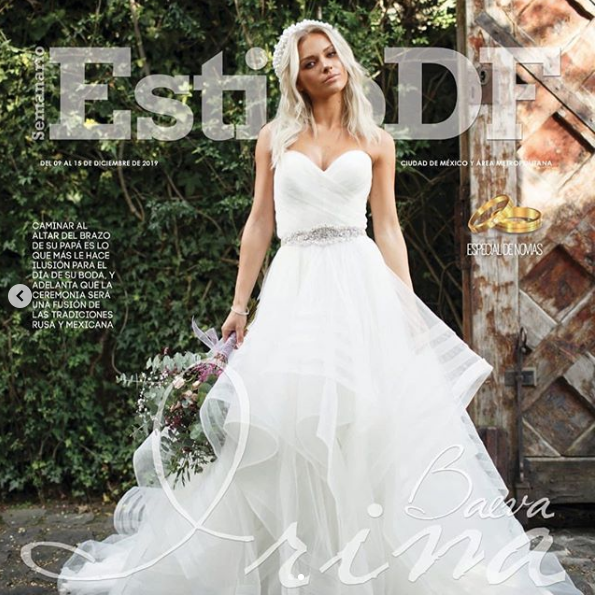 Irina Baeva luce vestidos de novia
