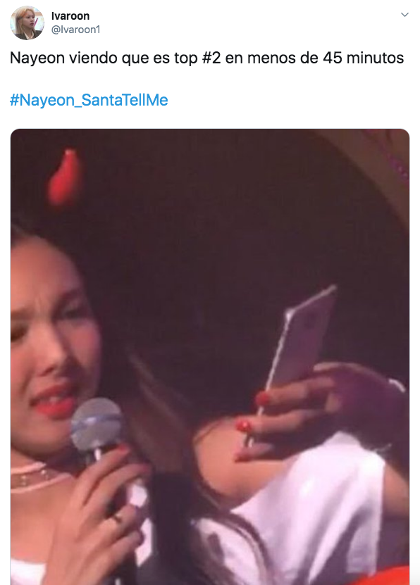 Nayeon de TWICE lanza cover de Santa Tell me de Ariana Grande