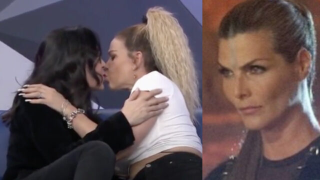 Niurka Besa A Yolanda Andrade románticamente en televisión