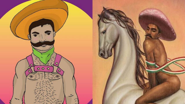 Zapata gay: artistas crean pinturas con obra FabiÃ¡n ChÃ¡irez