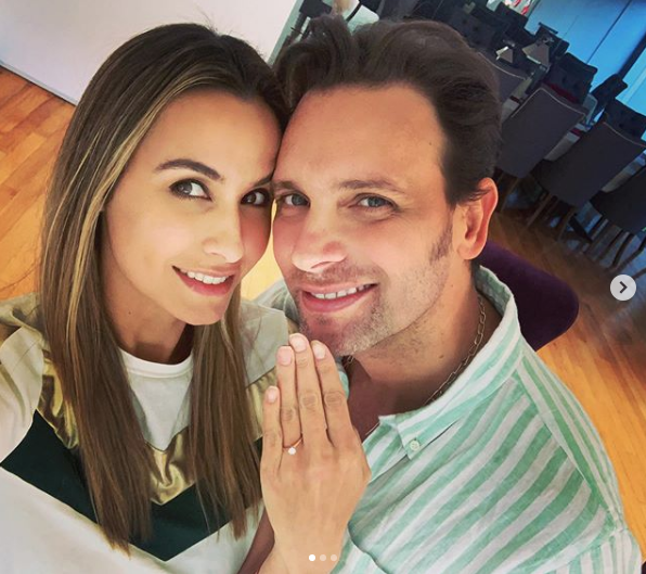 Odalys Ramírez se compromete con Pato Borghetti