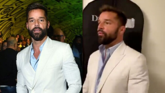 Ricky Martin presume su pack en gala de Dior (video)