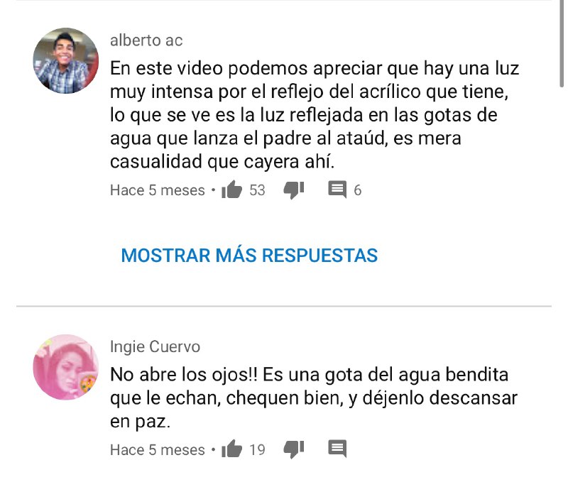 Video de Sergio GÃ³mez abriendo los ojos en el ataÃºd