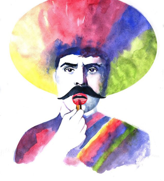 Obras inspiradas en el Zapata Gay de Fabián Cháirez