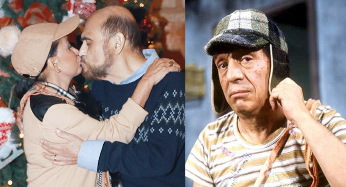 Chilindrina y Edgar Vivar se reconcilian con beso en la boca