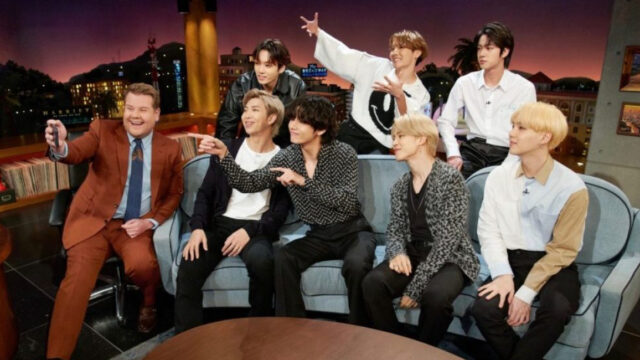 BTS presenta Black Swan en The Late Show de James Corden