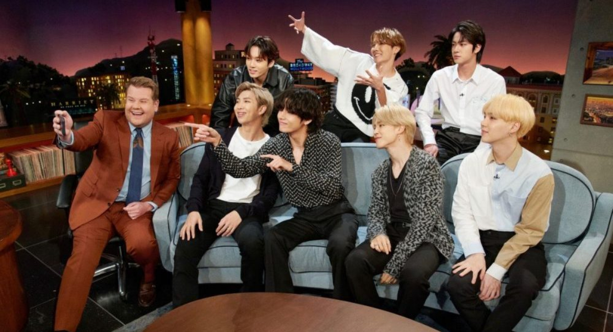 BTS presenta Black Swan en The Late Show de James Corden