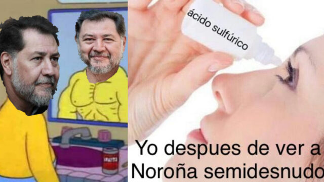 Memes de Gerardo Fernández Noroña saliendo de bañarse
