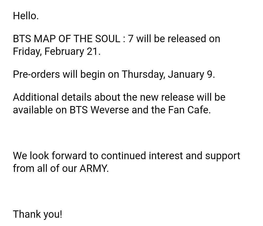 BTS hará su siguiente comeback con MAP OF THE SOUL: 7