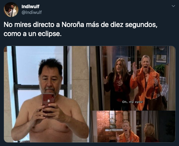 Memes de Gerardo Fernández Noroña saliendo de bañarse