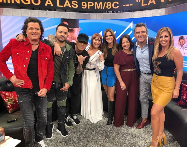 Adamari López y Luis Fonsi tienen incómodo reencuentro en TV