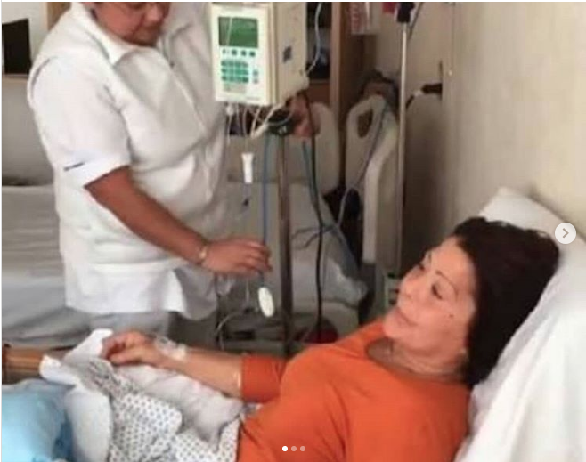 Alejandra guzman en el hospital