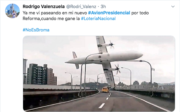 Memes avion presidencial rifa de amlo