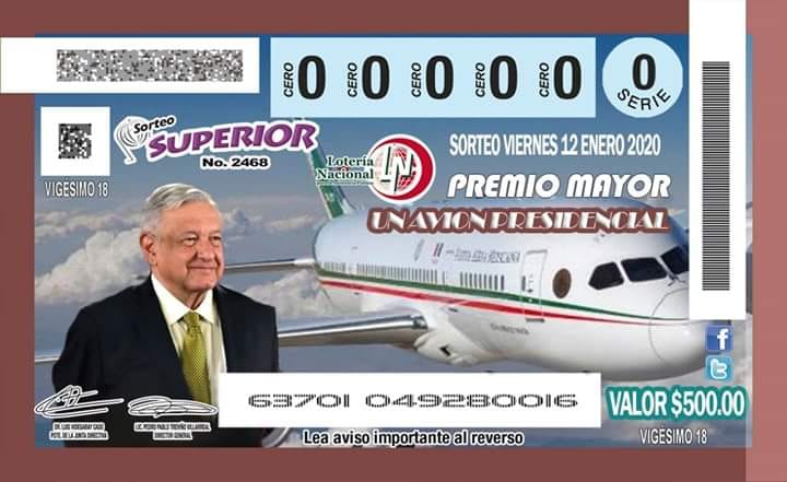 Memes avion presidencial rifa de amlo