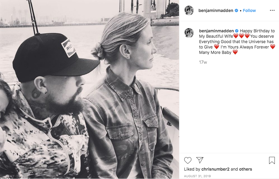 Benji Madden y Camerón Díaz