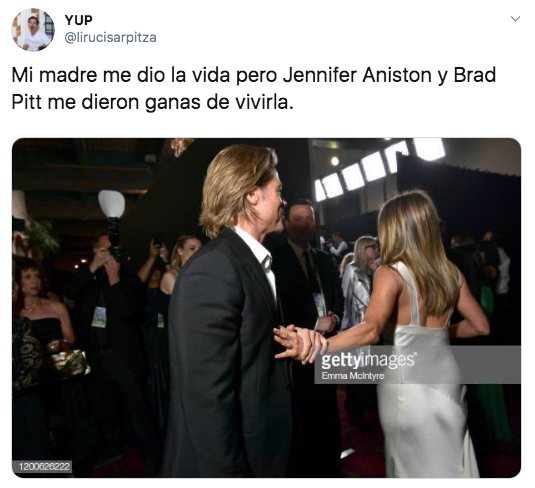 Brad Pitt y Jennifer Aniston se reencuentran en los SAG Awards 2020