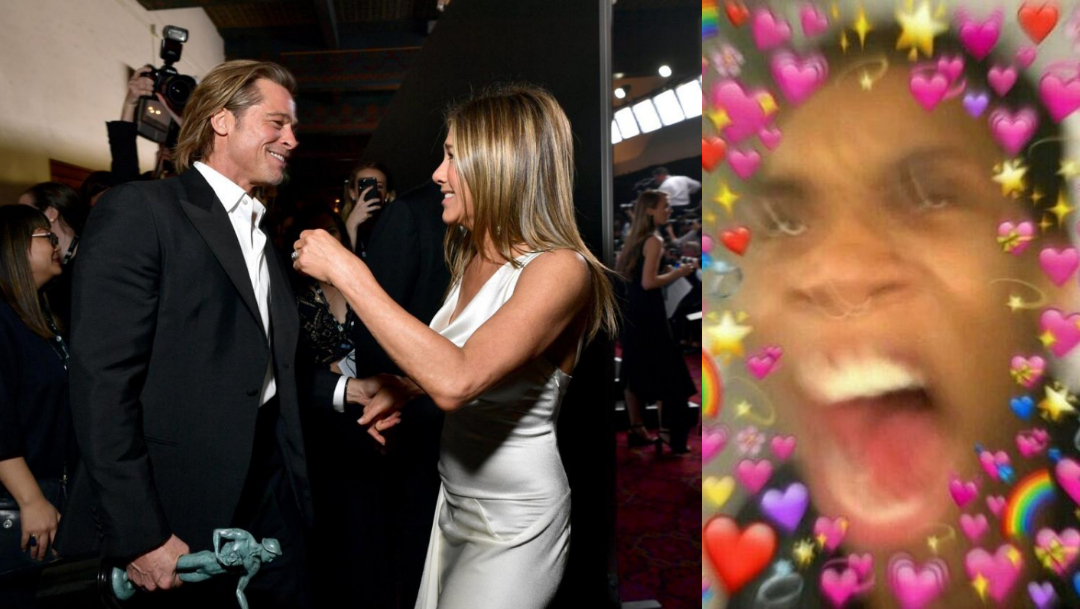 Brad Pitt y Jennifer Aniston reencuentro en SAG Awards 2020