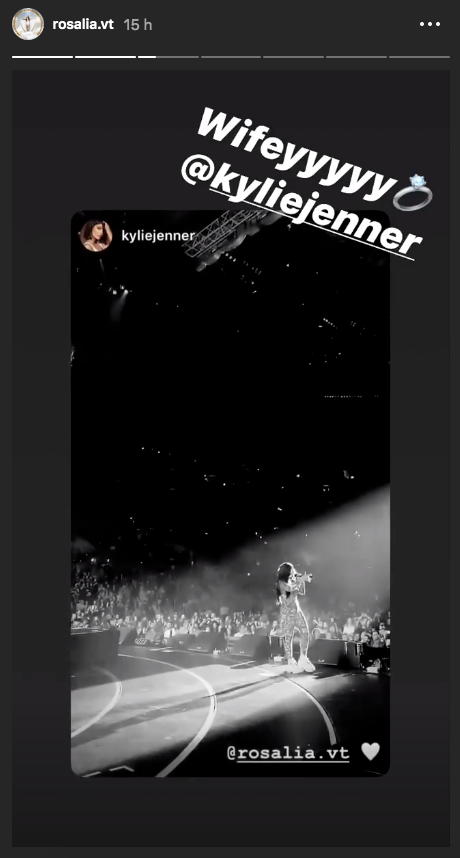 Kylie Jenner y Rosalía se casaron