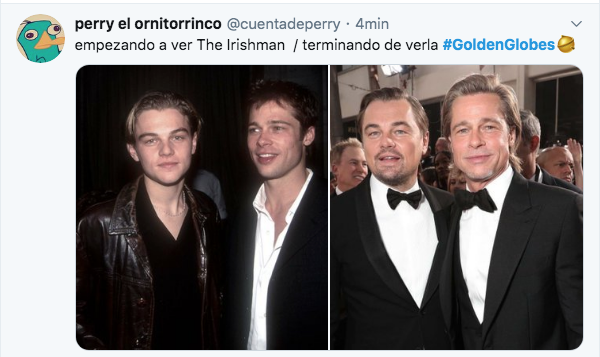 Memes globos de oro 2020