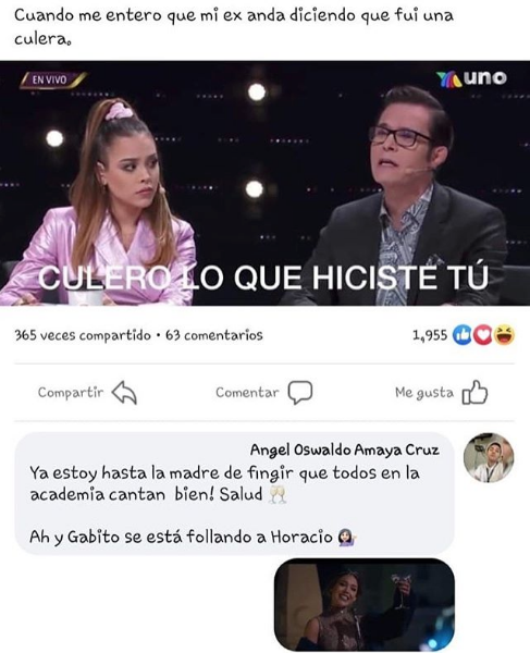 Memes de Danna Paola en La Academia