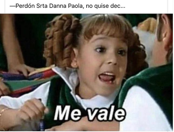 Memes de Danna Paola en La Academia