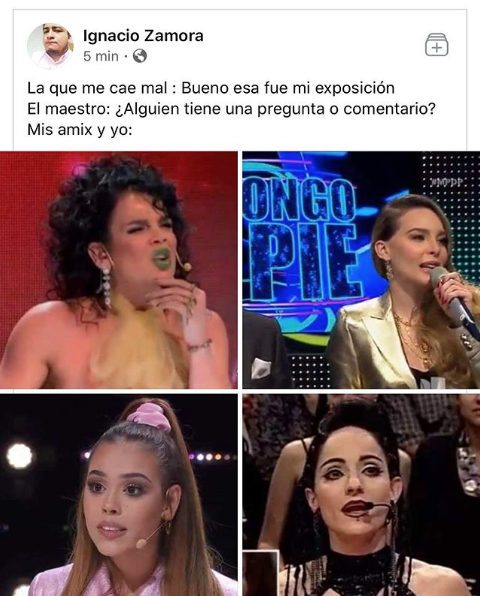 Memes de Danna Paola en La Academia