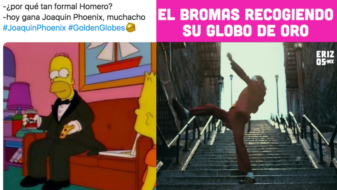 Memes de los globos de oro 2020 con joaquin phoenix