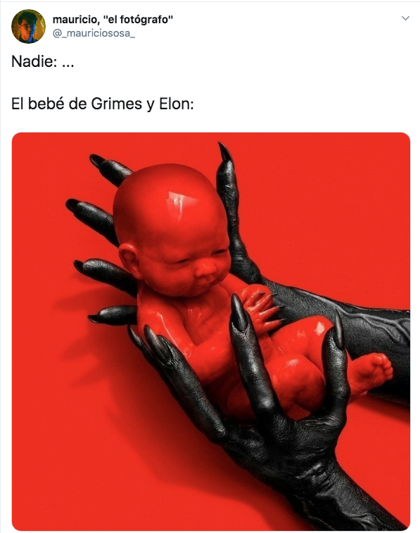 Memes de grimes embarazada de Elon Musk