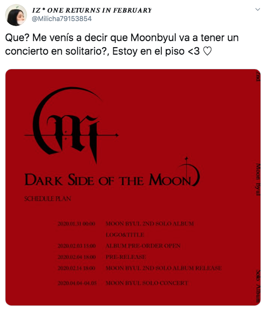 Moon Byul anuncia su álbum en solitario
