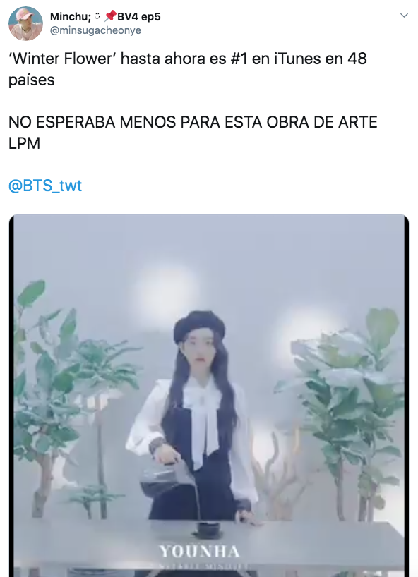 Namjoon y Younha estrenan WINTER FLOWER