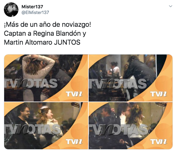 Regina Blandón y Martín Altomaro
