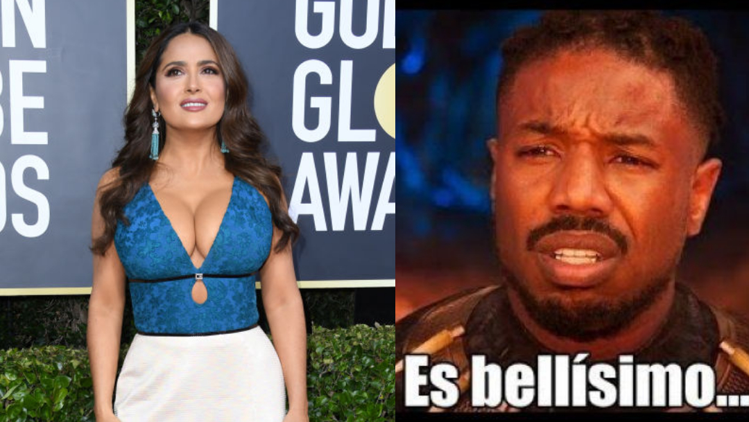 El vestido de Salma Hayek conquistó los Globos de Oro 2020