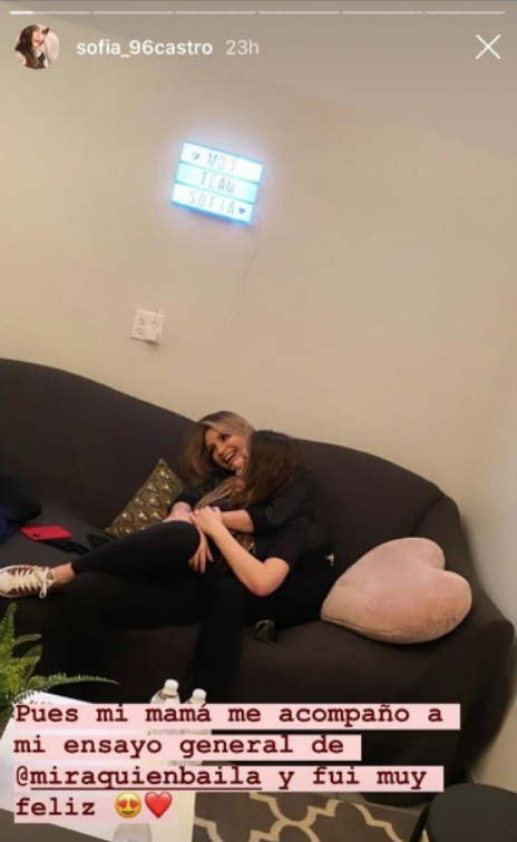 Sofia Castro presume a Angélica Rivera en ensayo de Mira quién baila
