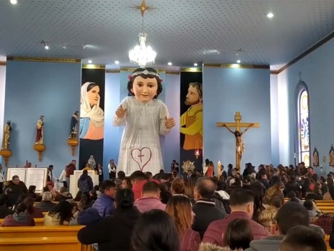 Ropa del Niño Dios gigante de Zacatecas costó 300 mil pesos