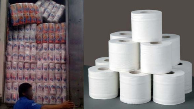 Comando armado roba cargamentos de papel de baño en China