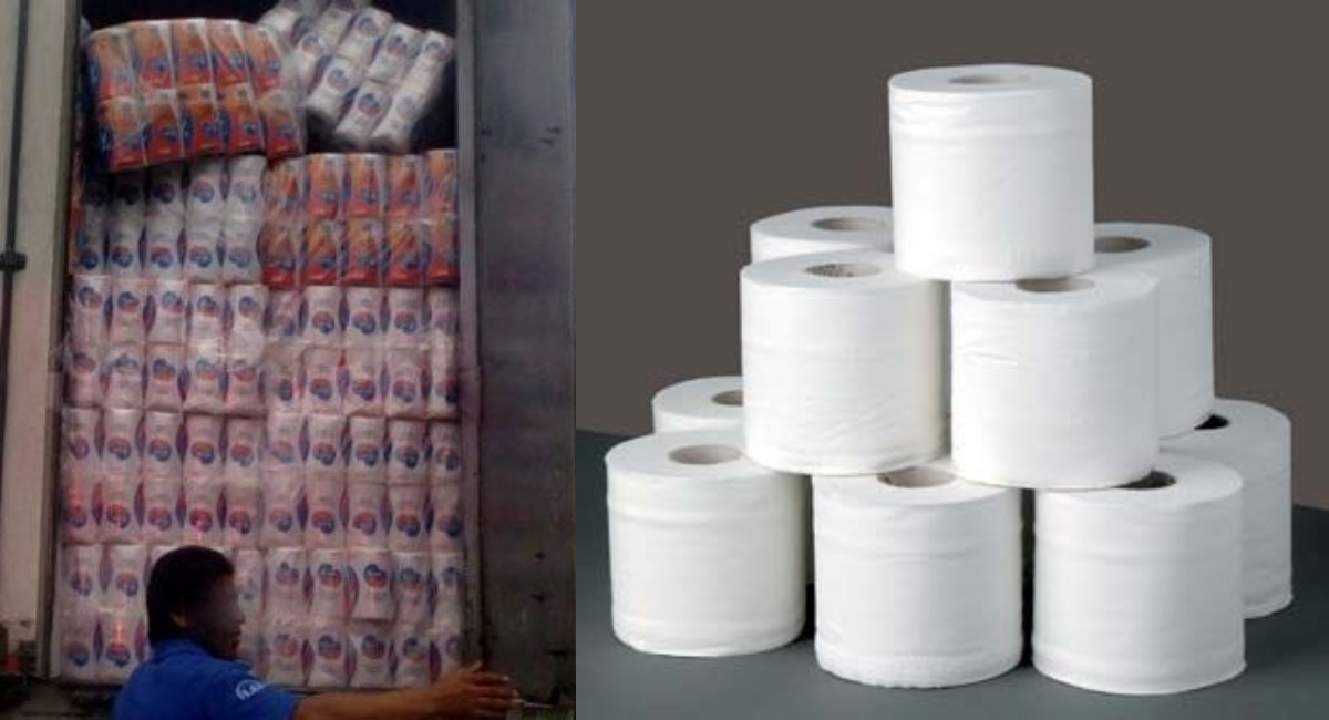 Comando armado roba cargamentos de papel de baño en China