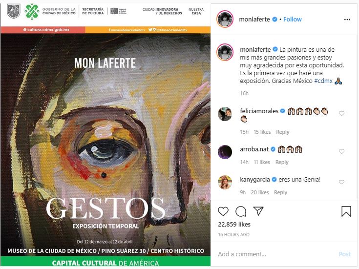 Mon Laferte tendrá su primer exposición de pintura en CDMX