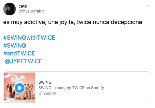 TWICE lanza SWING 