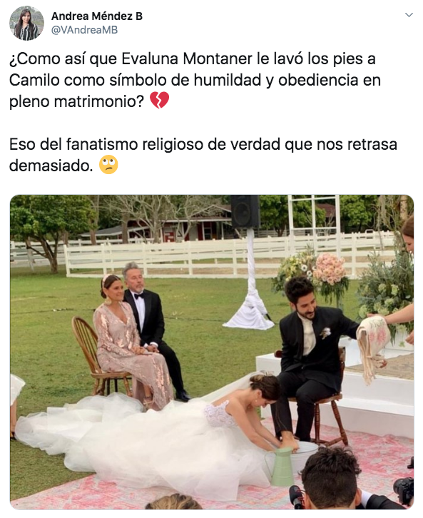 Boda de Evaluna Montaner y Camilo 