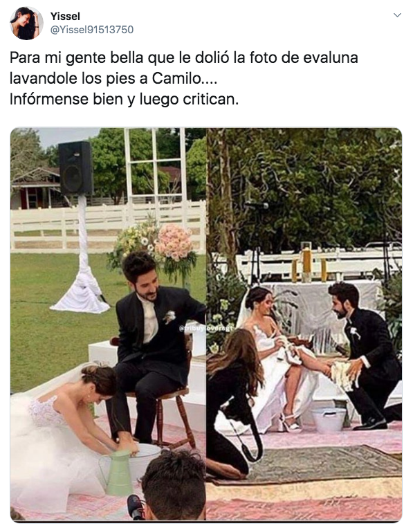 Boda de Evaluna Montaner y Camilo 