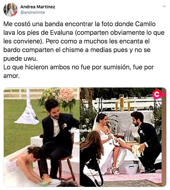Boda de Evaluna Montaner y Camilo 