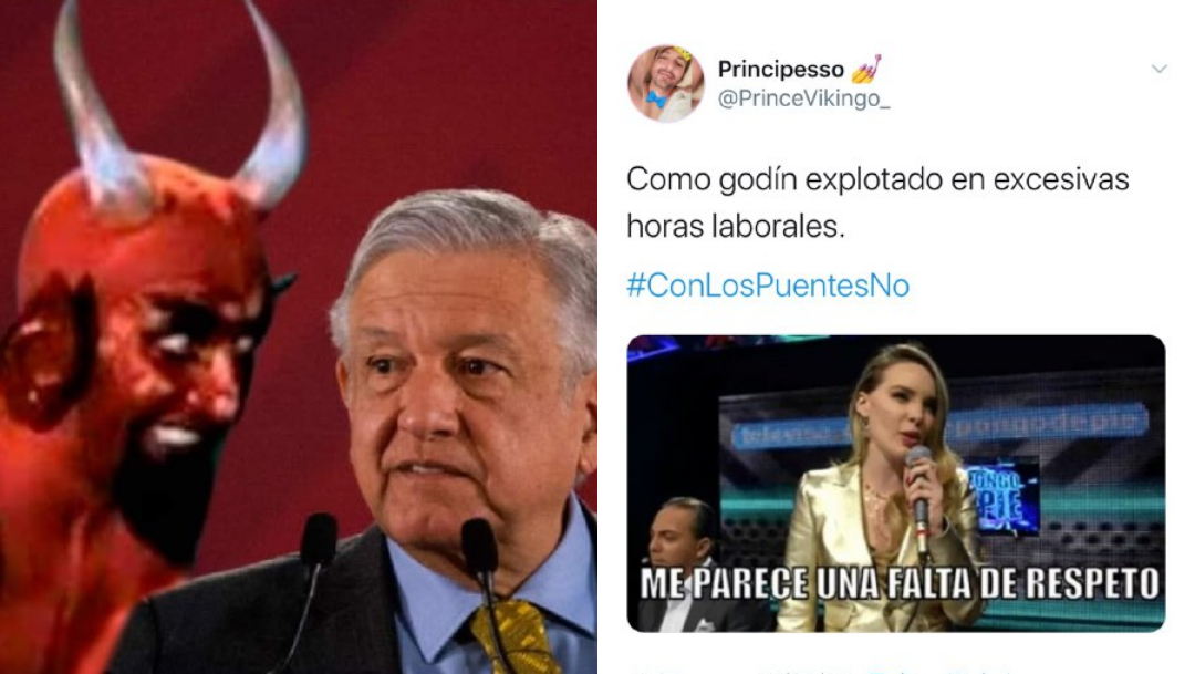 Con los puentes no: memes para acabar la iniciativa de AMLO